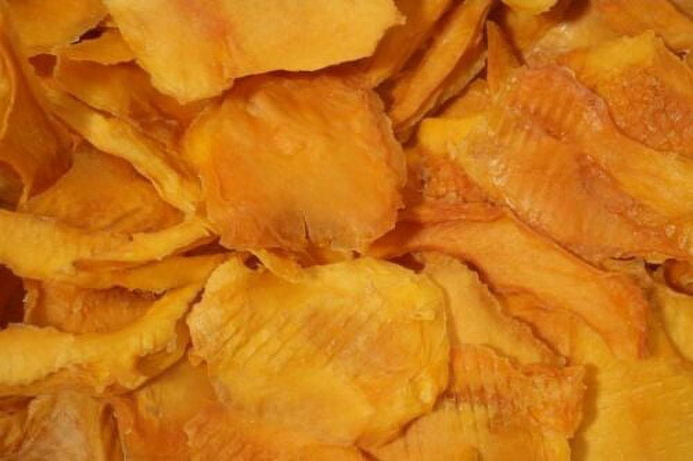 NATURAL DRIED MANGO SLICES - NO SUGAR, NO SULFUR - 5 LB