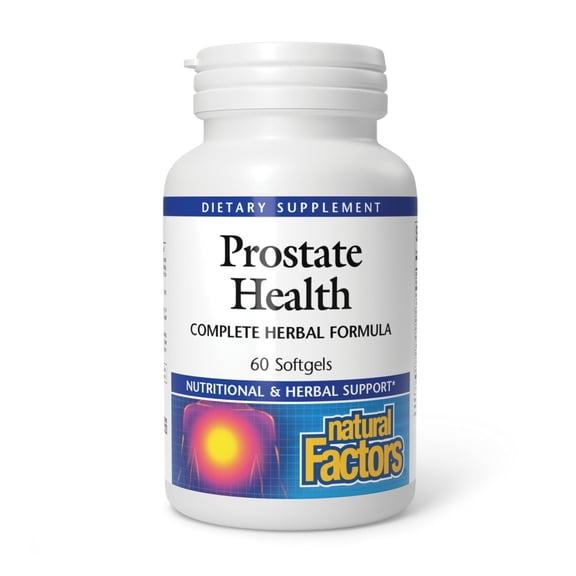 NATURAL FACTORS Prostate Health Complete Herbal Formula - 60 Softgels