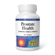 NATURAL FACTORS Prostate Health Complete Herbal Formula - 60 Softgels