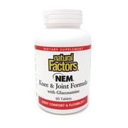 Natural Factors NEM Knee & Joint Formula Promotes Flexibility and Comfort, 60 Tablets