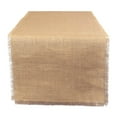 thumbnail image 1 of DII 15x74" Modern Natural Jute Fabric Table Runner in Natural, 1 of 4