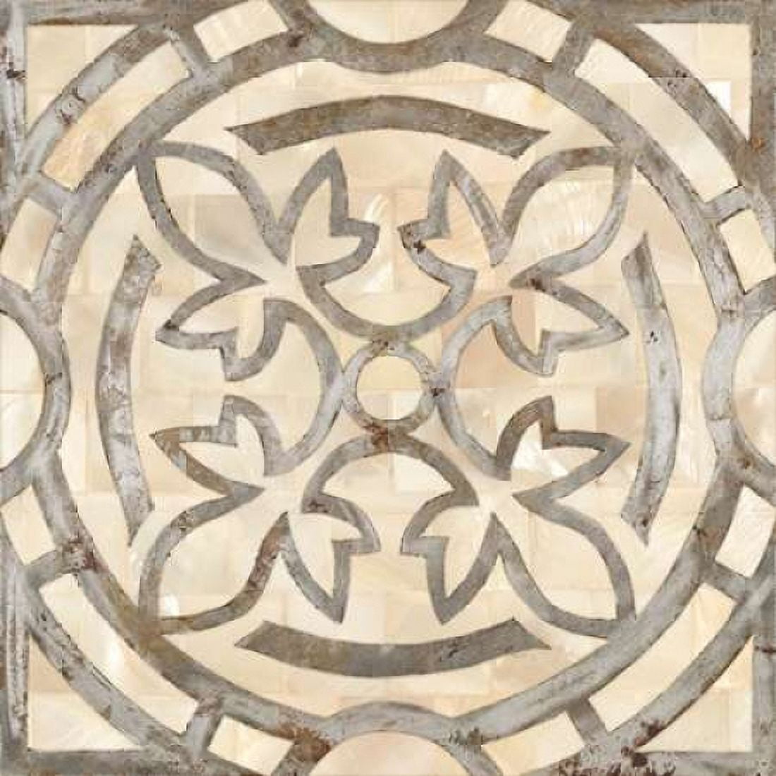 NATURAL MOROCCAN TILE 3 Canvas Art - Hope Smith (24 x 24)