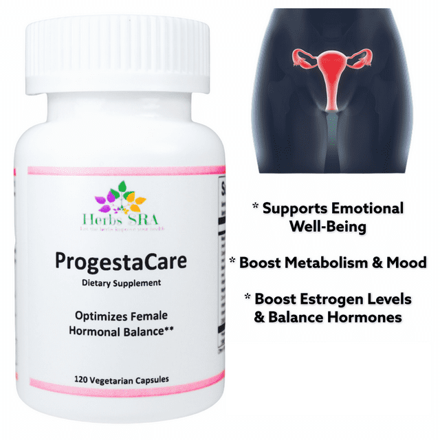 NATURAL PROGESTERONE PRODUCTION SUPPLEMENT, 120 Capsules MACA root