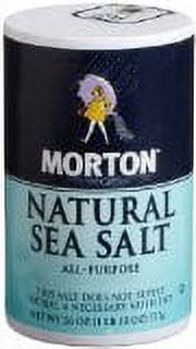 NATURAL SEA SALT MORTON CANISTER 26 OZ (Pack of 3)