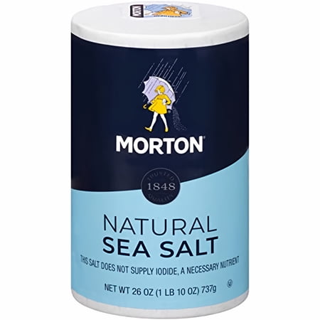 NATURAL SEA SALT MORTON CANISTER 26 OZ