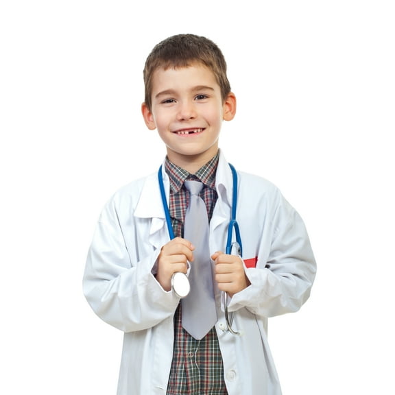 NATURAL UNIFORMS -CHILDREN LAB COAT 1016