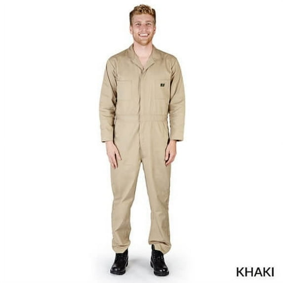 NATURAL UNIFORMS MENS COVERALLS LONG SLEEVES
