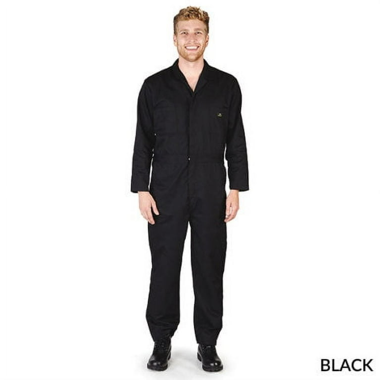 Black boiler suit men cheap