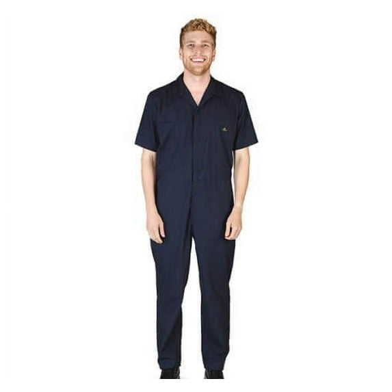 NATURAL UNIFORMS MENS SHORT SLEEVE COVERALLS FREE SHIPPING