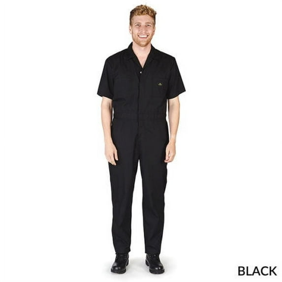 NATURAL UNIFORMS MENS SHORT SLEEVE COVERALLS FREE SHIPPING