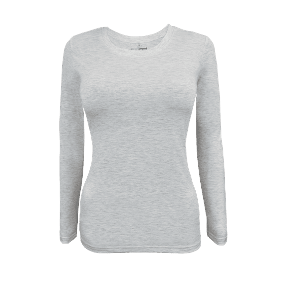 NATURAL UNIFORMS WOMENS LONG SLEEVE TEE SHIRT AND UNDERSCRUB
