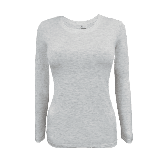 NATURAL UNIFORMS WOMENS LONG SLEEVE TEE SHIRT AND UNDERSCRUB