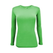 NATURAL UNIFORMS WOMENS LONG SLEEVE TEE SHIRT AND UNDERSCRUB