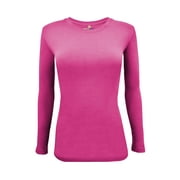 NATURAL UNIFORMS WOMENS LONG SLEEVE TEE SHIRT AND UNDERSCRUB