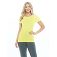 thumbnail image 1 of NATURAL UNIFORMS WOMENS SHORT SLEEVE T SHIRT EXTRA SOFT SUMMER TEES, 1 of 3