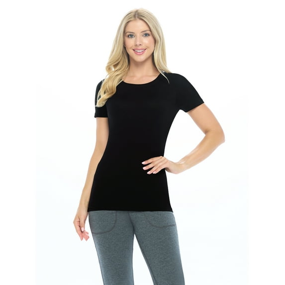 NATURAL UNIFORMS WOMENS SHORT SLEEVE T SHIRT EXTRA SOFT SUMMER TEES