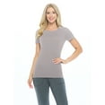 thumbnail image 1 of NATURAL UNIFORMS WOMENS SHORT SLEEVE T SHIRT EXTRA SOFT SUMMER TEES, 1 of 3