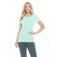 thumbnail image 1 of NATURAL UNIFORMS WOMENS SHORT SLEEVE T SHIRT EXTRA SOFT SUMMER TEES, 1 of 3