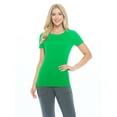 thumbnail image 1 of NATURAL UNIFORMS WOMENS SHORT SLEEVE T SHIRT EXTRA SOFT SUMMER TEES, 1 of 3