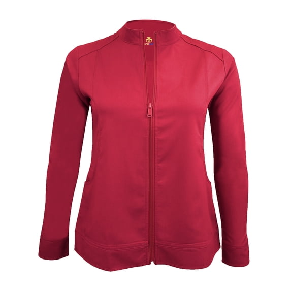 NATURAL UNIFORMS WOMENS SOFT STRETCH SCRUB JACKET AND WARM UP JACKET