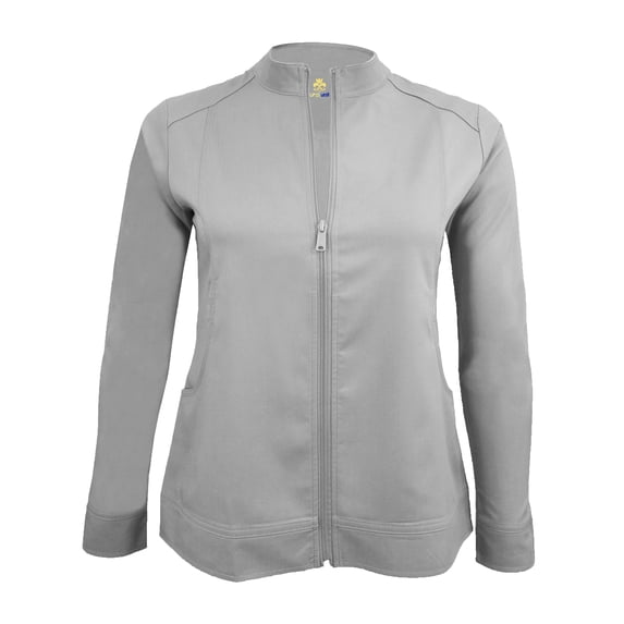 NATURAL UNIFORMS WOMENS SOFT STRETCH SCRUB JACKET AND WARM UP JACKET