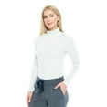 thumbnail image 1 of NATURAL UNIFORMS Women's Long Sleeve Turtle-Neck T-Shirt Under Scrub (Heather Grey, X-Large), 1 of 1