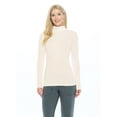 thumbnail image 1 of NATURAL UNIFORMS Women's Long Sleeve Turtle-Neck T-Shirt Under Scrub (Nude, X-Large), 1 of 5