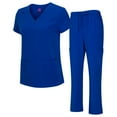 thumbnail image 1 of NATURAL UNIFORMS Womens Scrub Set Lightweight Stretch with 12 Pockets, 1 of 3
