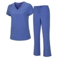 thumbnail image 1 of NATURAL UNIFORMS Womens Scrub Set Lightweight Stretch with 12 Pockets, 1 of 4