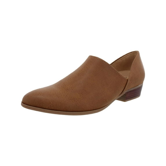 NATURALIZER Womens Brown Comfort Cushioned Non-Slip Carlyn Pointed Toe Block Heel Slip On Shootie 8.5 W