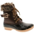 thumbnail image 1 of NATURE BREEZE DUCK-01 Women's Chic Lace Up Buckled Duck Waterproof Snow Boots, 1 of 4
