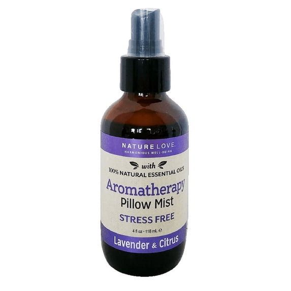 Nature Love Aromatherapy Pillow Mist, Stress Free Lavender & Citrus Sleep Spray, 4 fl oz