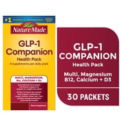 Nature Made GLP-1 Companion Health Pack, Nutritional Support for Weight Loss Diets, 30 Ct