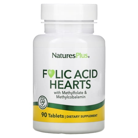 Nature's Plus Folic Acid Hearts 90 Tablet