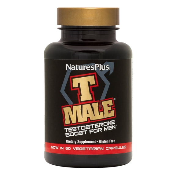 NaturesPlus T MALE - 60 Vegetarian Capsules - 30 Servings