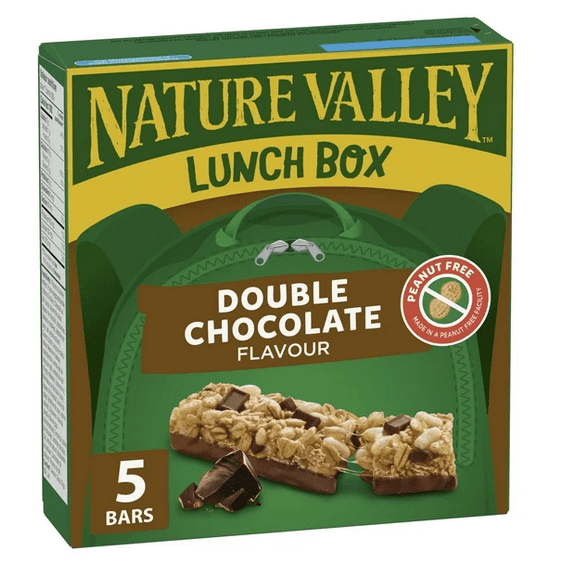 NATURE VALLEY LUNCH BOX GRANOLA BARS DOUBLE CHOCOLATE