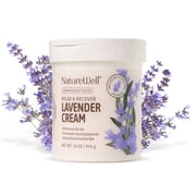 NATURE WELL Lavender Smooth & Soften Daily Moisturizing Cream For Face, Body, Hands, 16 Oz