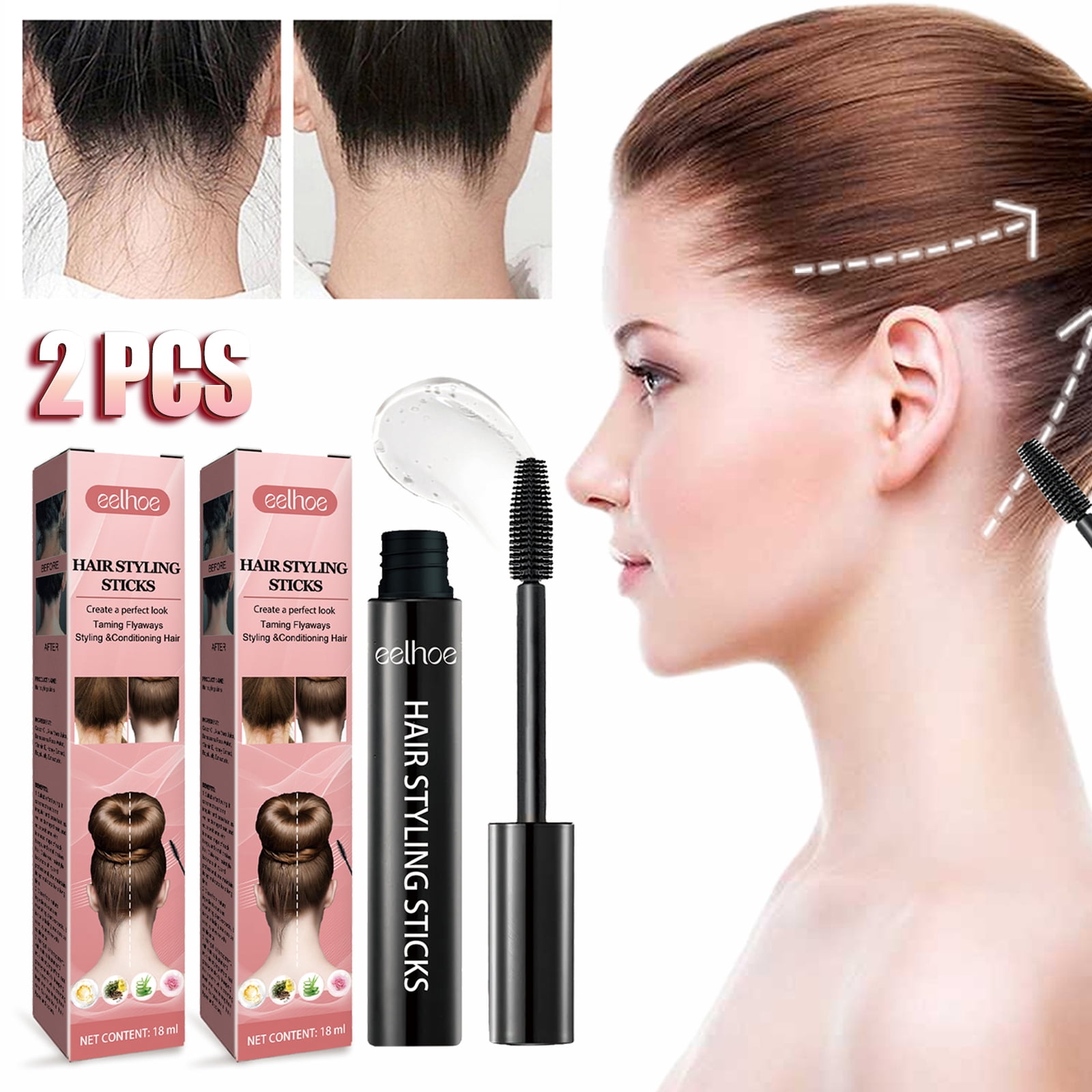 NATUREASY Hair Wax Stick, Styling Wax for Smooth Wigs, Slick Stick for