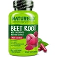 thumbnail image 1 of NATURELO Beet Root 90 Capsules – Heart Health & Blood Pressure Support* – 1000mg Beet Root Extract + Whole Food Blend – Non-GMO, Vegan, Gluten-Free, 1 of 9