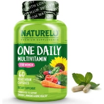 NATURELO One Daily Multivitamin Vitamin E for Women, 60 Capsules, Female