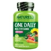NATURELO One Daily Multivitamin Vitamin E for Women, 60 Capsules, Female
