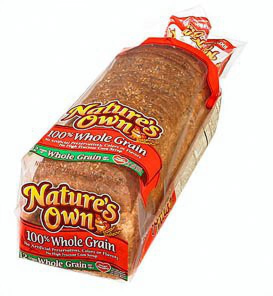 NATURES OWN WHOLE GRAIN BREAD 100 PER LOAF 20 OZ