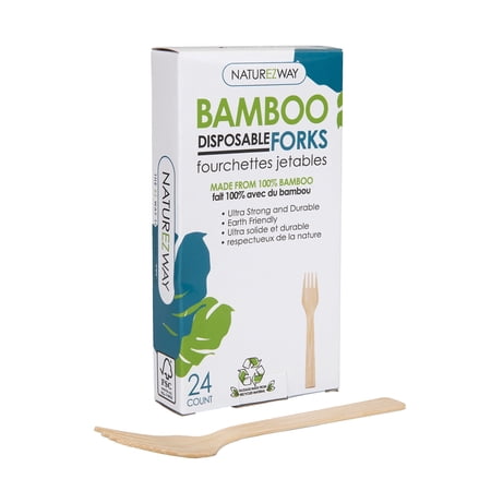 Bamboo Disposable Forks | for Cafeterias & Clinics | Reusable, Eco-Friendly, Plastic-Free, Biodegradable, Sustainable Utensils