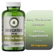 NATURGIN Fucoxanthin 10%  Veggie-Belly Fat Burner Booster, Powerful Immune Support Supplement.