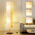 thumbnail image 1 of NATYSWAN Beige Floor Lamp, Led Floor Lamp Column Floor Lamp Standing Lamp Corner Floor Lamp Modern Floor Lamp for Bedroom, Office Living Room (Bulbs Included), 1 of 12