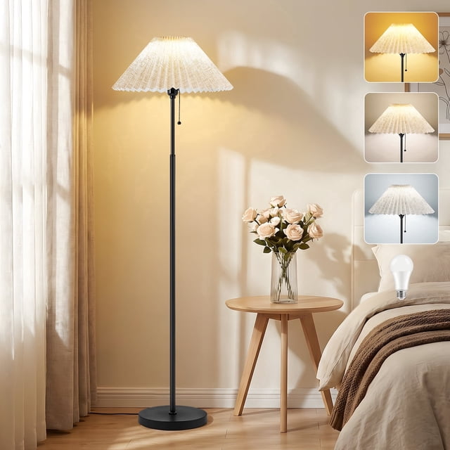 NATYSWAN Floor Lamp for Bedroom, 59.5