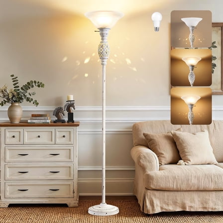 Neoglint RGB 65” Floor Lamp, Modern Minimalist Home Decor with White ...