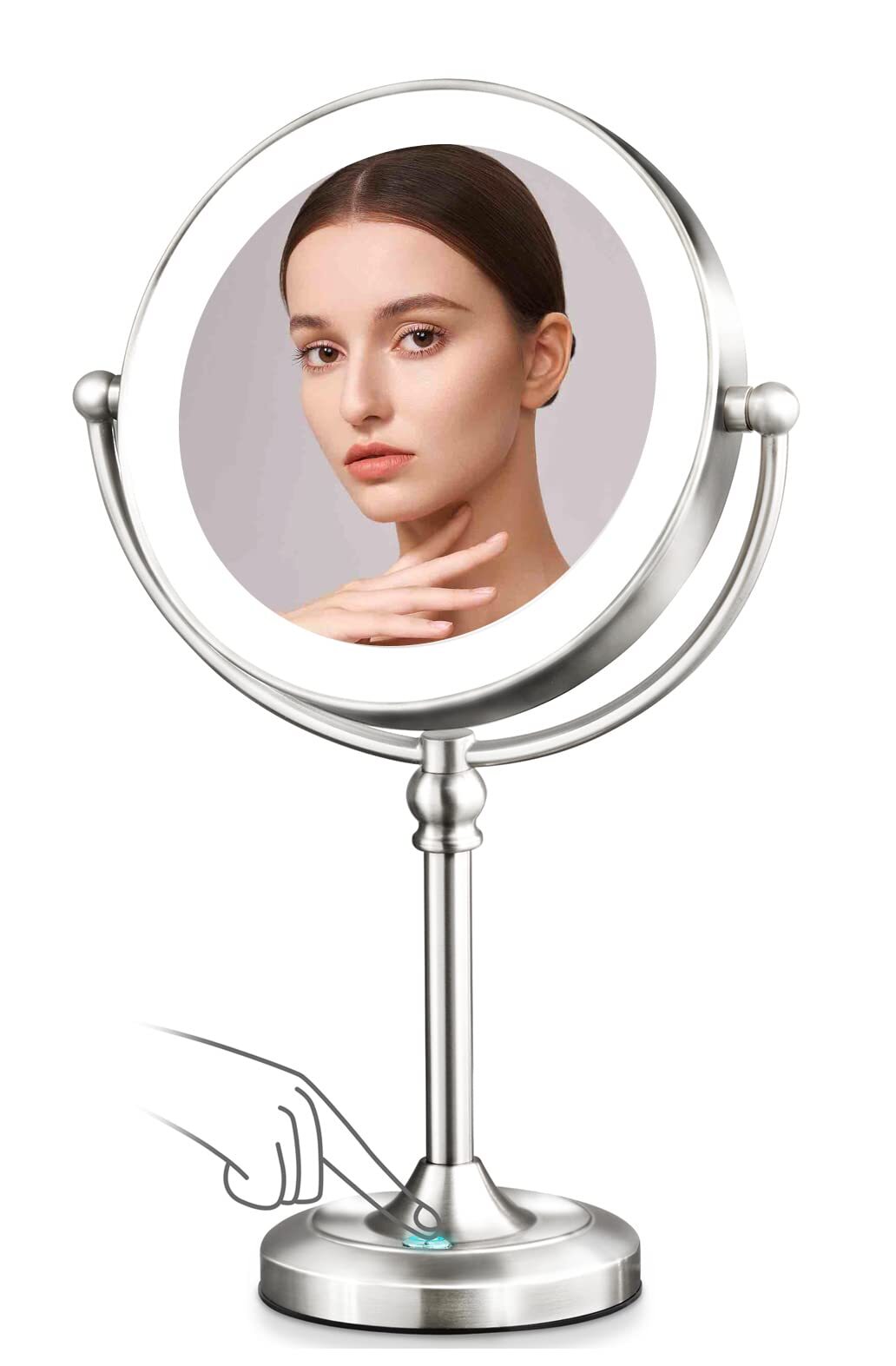 NATYSWAN Lighted Makeup Mirror, 1X 7X Magnifying Mirror with Lights 3
