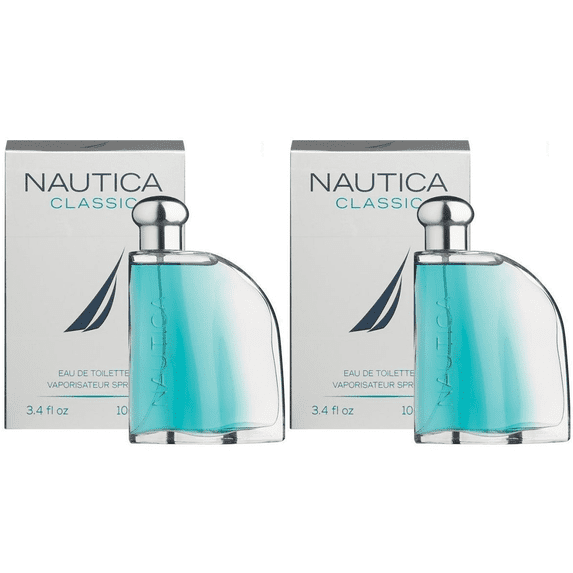 NAUTICA CLASSIC Eau De Toilette 3.4 oz / 100 ml For Men (Set of 2)