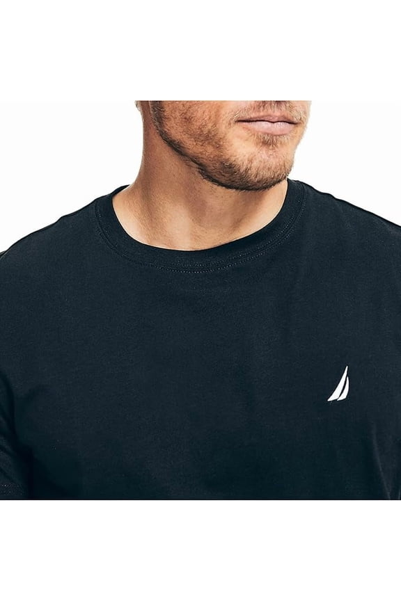 Men's J-Class Solid Crewneck T-Shirt, Navy, L